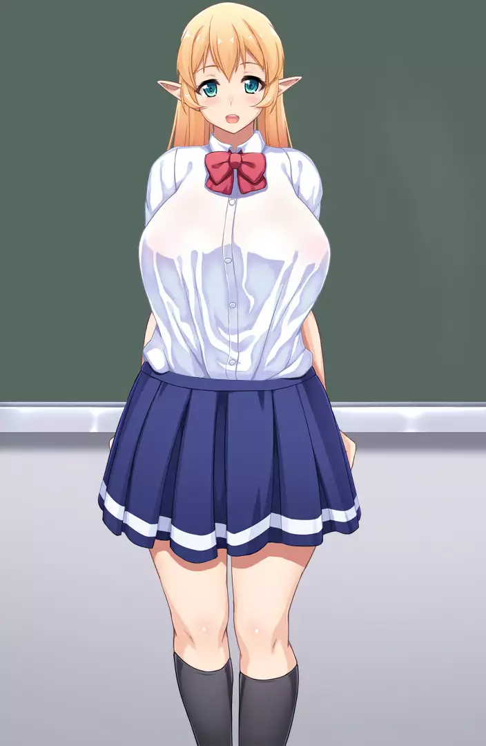 Junshin na Elf no Ryuugakusei ni Anal Choukyo shiyo！