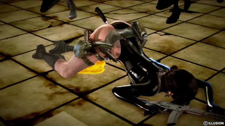 Female Spy Force Fight