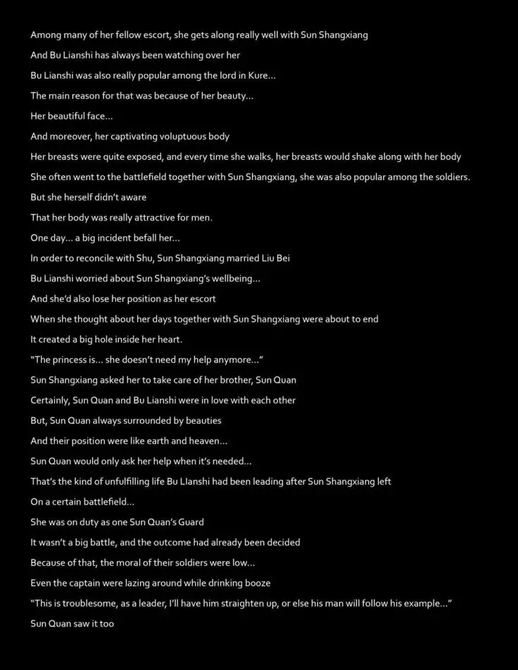 Chou Ryoujoku Musou Bu Lianshi