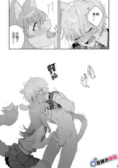 [UsachanGET]♂ ga uke. Neko-chan × neko-kun | 兩隻小貓咪[中文] [橄榄汉化组]