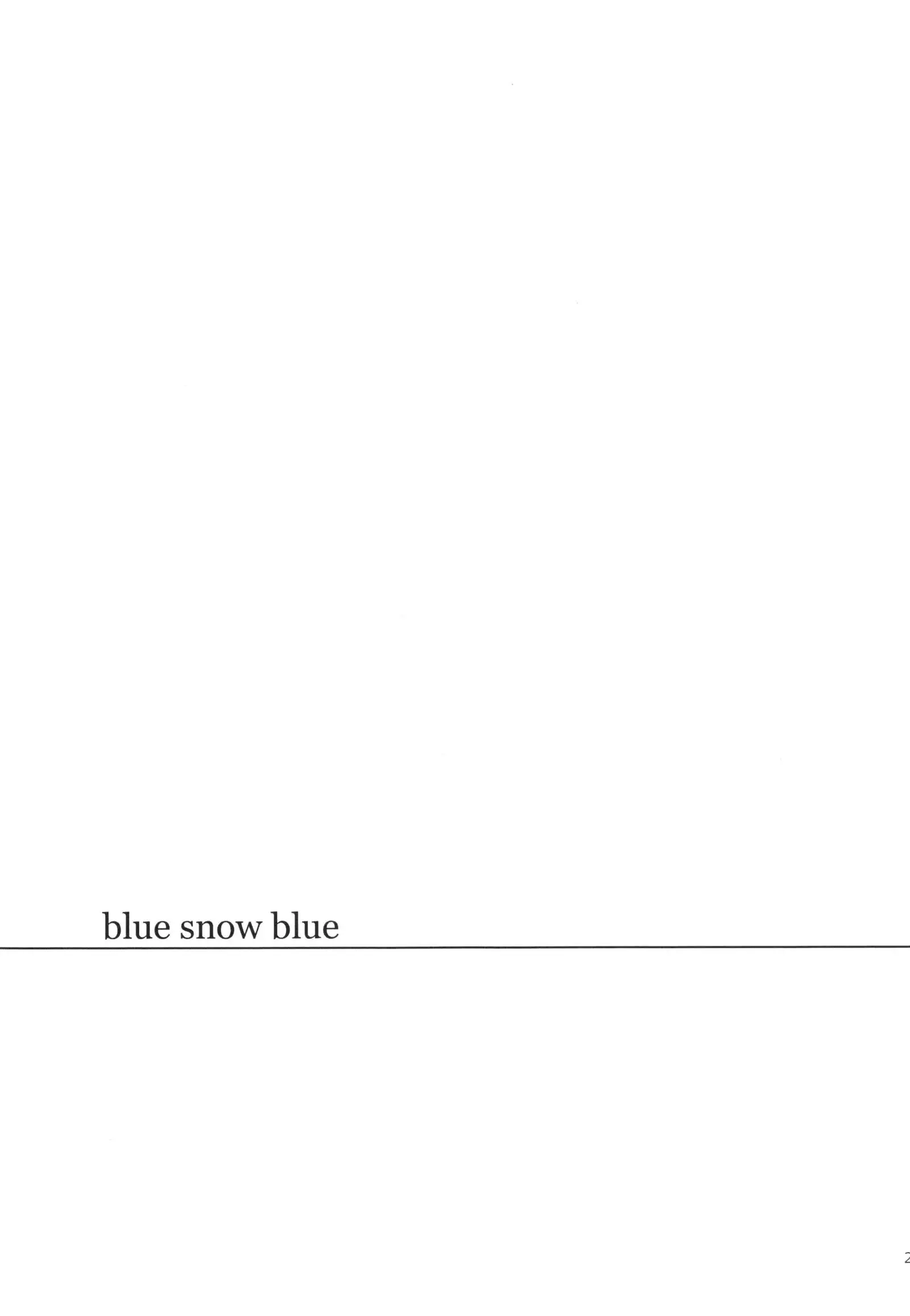 blue snow blue scene.14