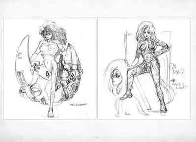 ALICESOFT ORION SCRIBBLES with CROQUIS ULTIMATE EDITION VOL.1 織音計画特別版 ラフ画集