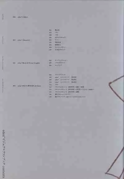 eden* visual fanbook