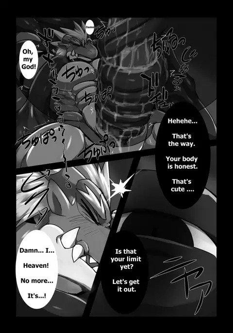 Crimson Dragon Dyed in Black