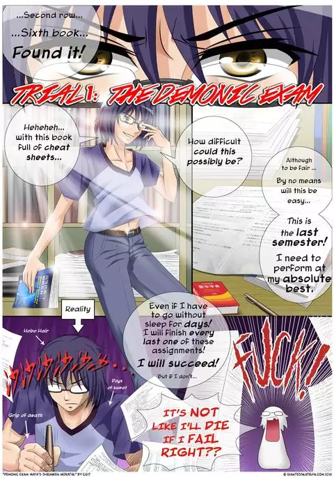 Demonic Exam 1: Maya's Shrunken Mortal