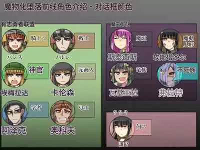 魔物化堕落前線(机翻)