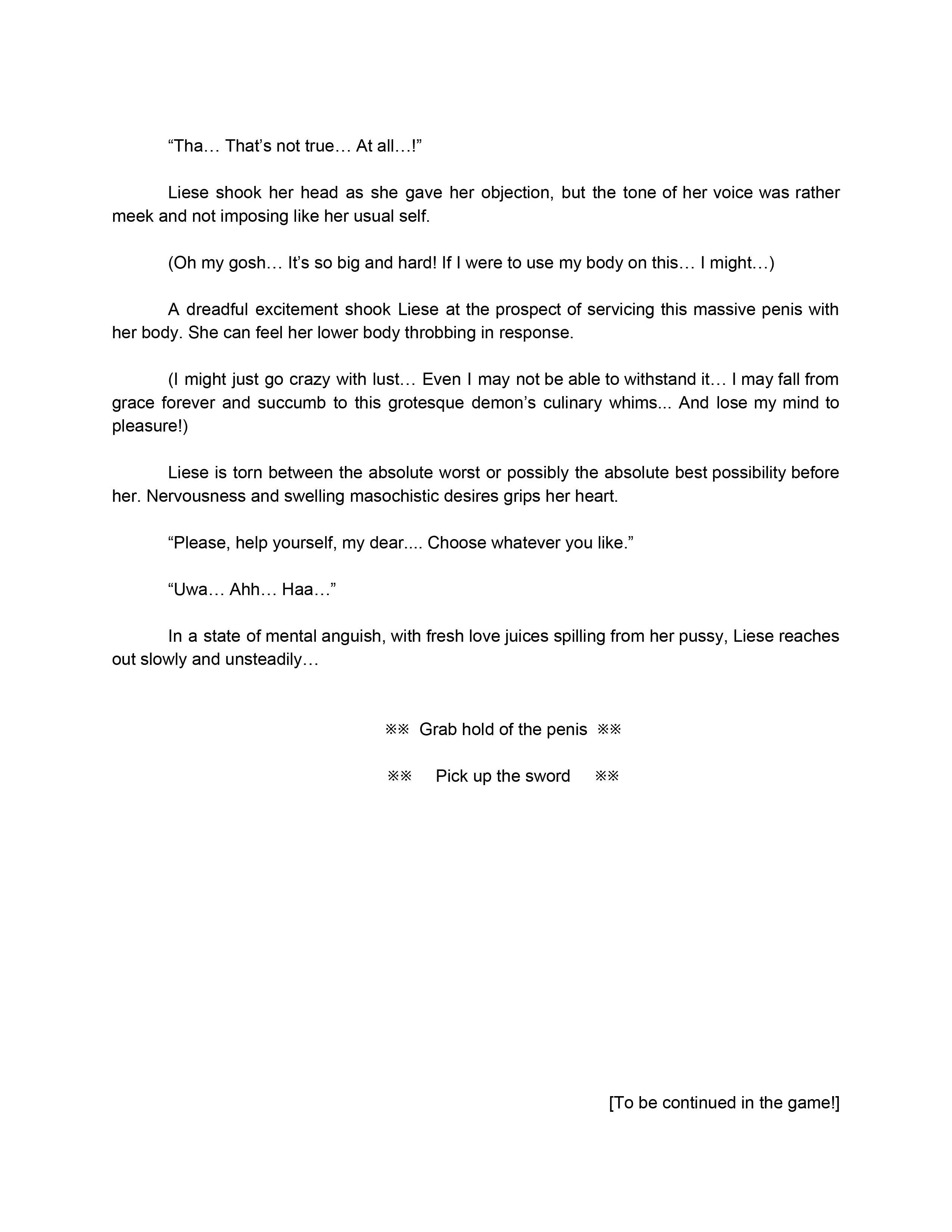 Liese Within the Hellish Slimy Prison: Appetizer Complete