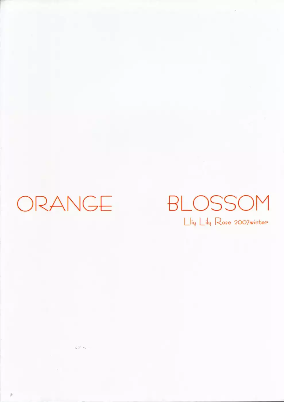 Orange Blossom