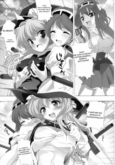 Touhou ga KanColle ni NTR!? ~Toukan Sensou~