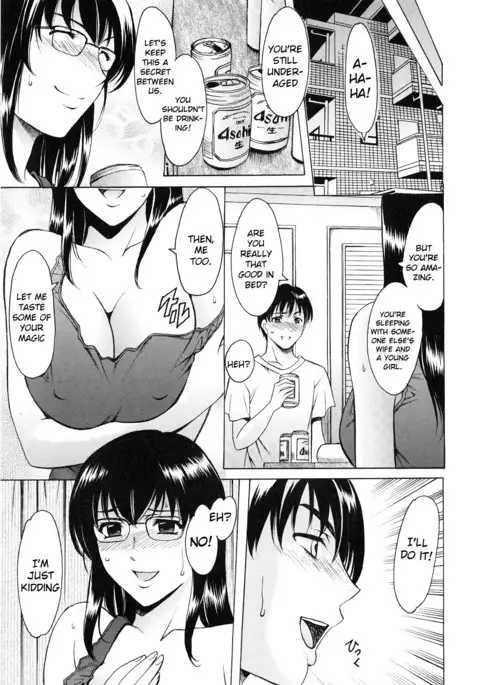 Yuuwaku no Toshiue Apartment Ch.1-2