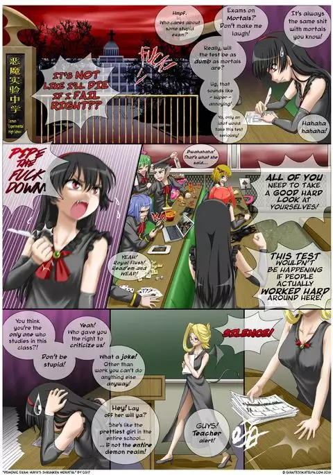 Demonic Exam 1: Maya's Shrunken Mortal