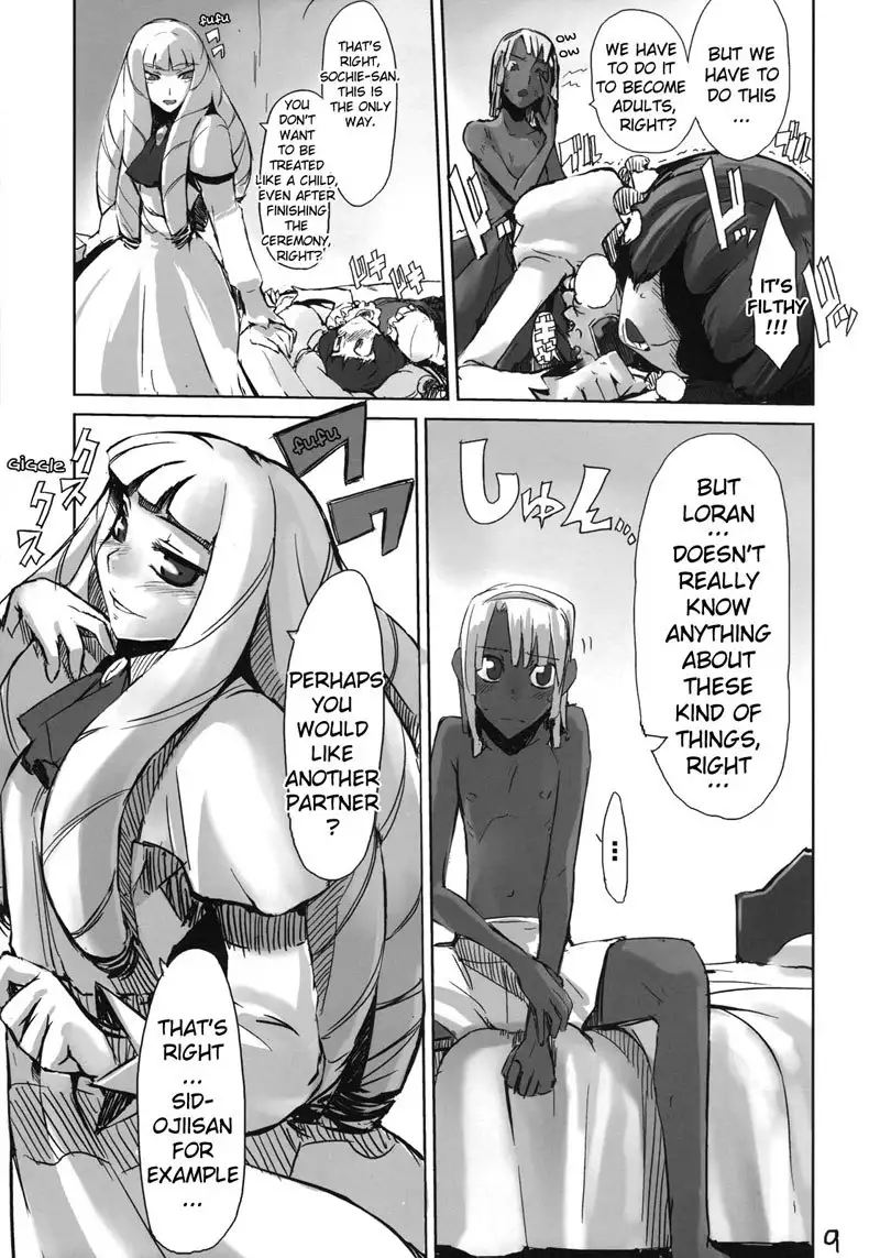 Moustache of White Doll