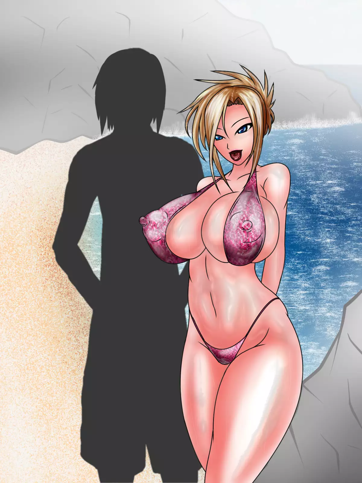 Netotte Harama Seru. - Kyonyu Bitchigyaru wa Kyokon de Soku Ochi -