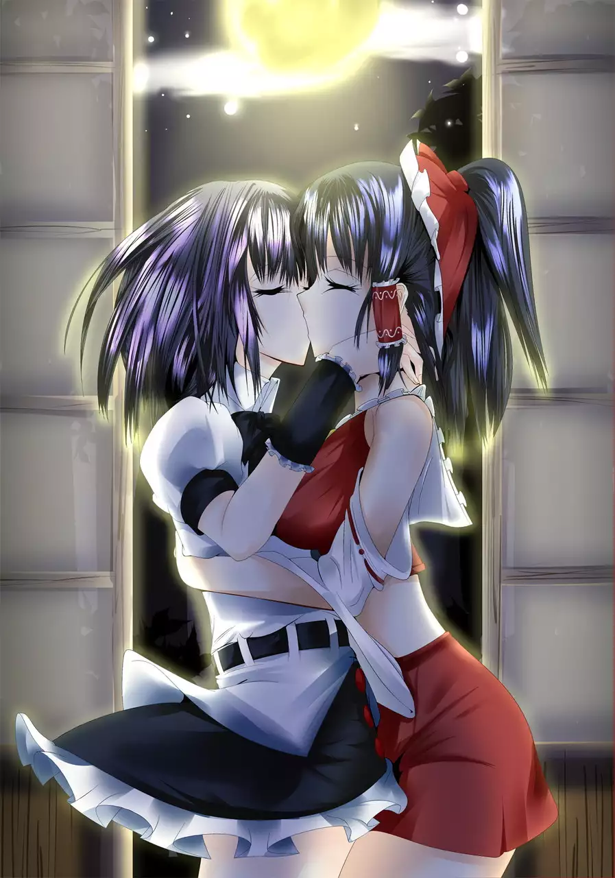 Touhou Yuri Soudou Daisanmaku Les Battle Miko to Tengu