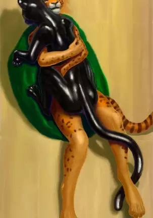 At night all panther are squeak by Shinard