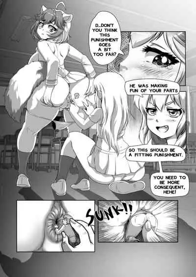 Don't bully the skunk girl!