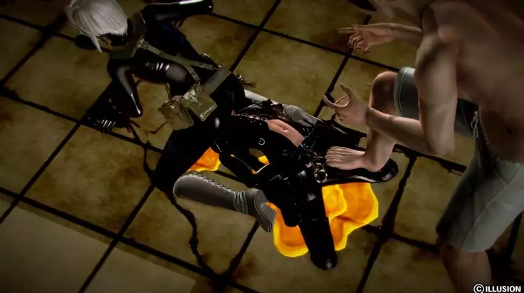 Female Spy Force Fight