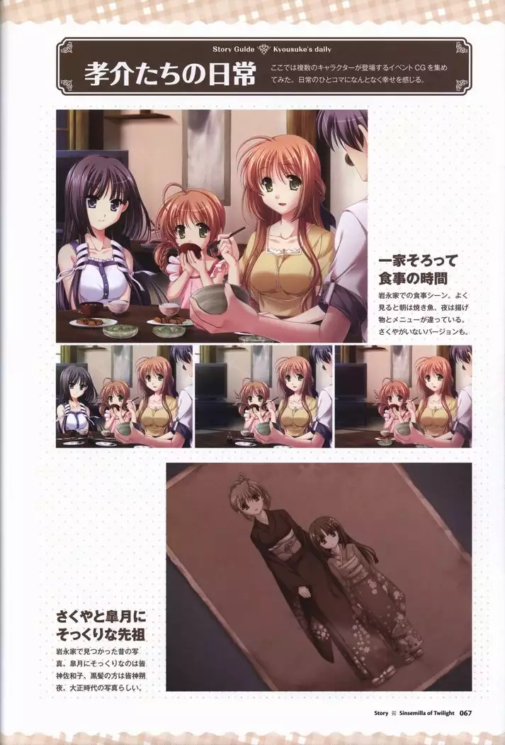 Tasogare no Sinsemilla Official Visual Fan book