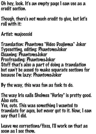 [majocolony (majoccoid)] Una Sera Di London (Dai Gyakuten Saiban: Naruhodou Ryuunosuke no Bouken) [English] [PhantomsJoker] [Digital]