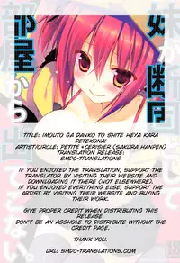 (COMITIA101) [Petite*Cerisier (Sakura Hanpen)] Imouto ga Danko to shite Heya Kara Detekonai [English] [SMDC]