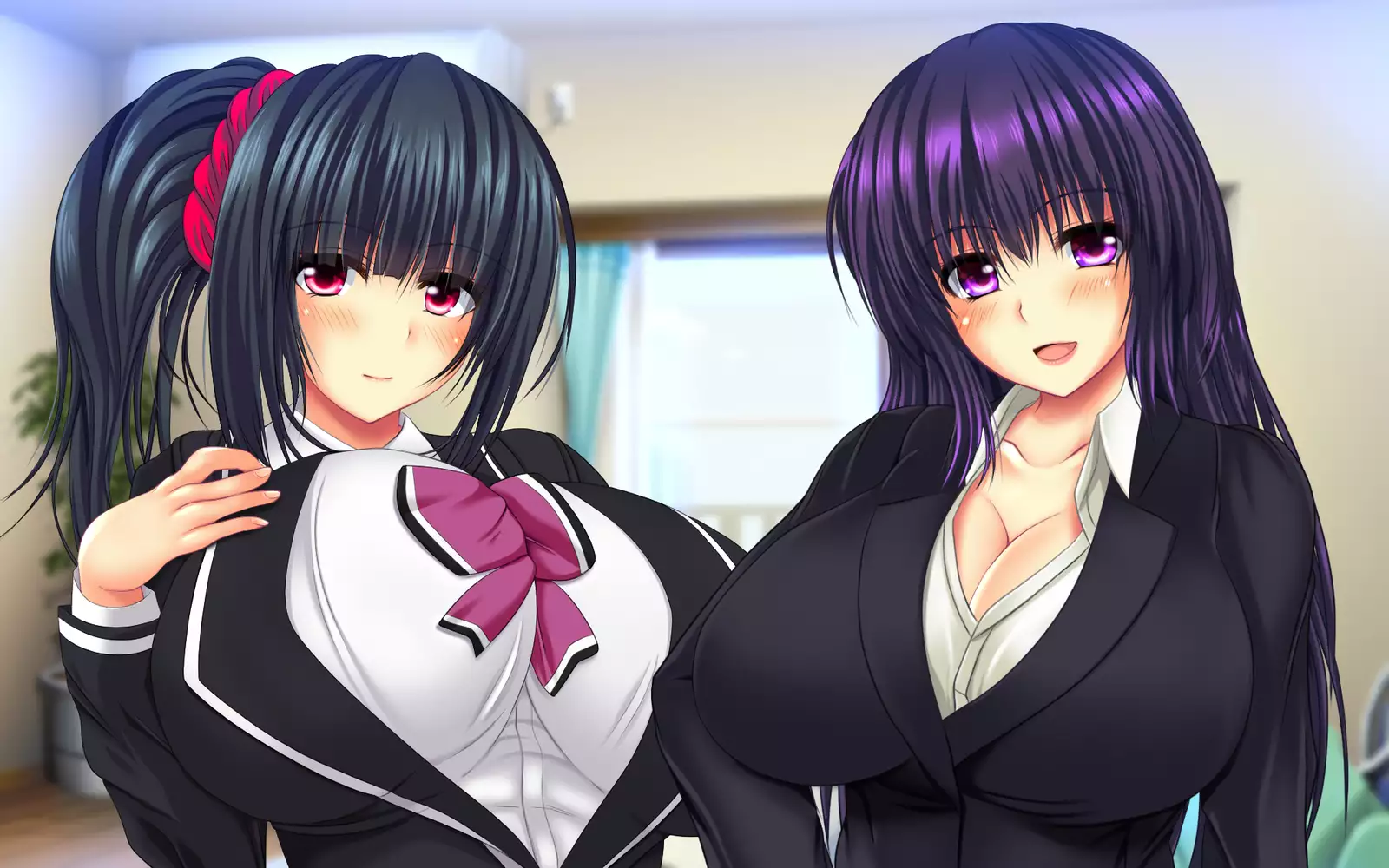 Gibo Shimai Triple Don - Kyonyuu Oomori Tanetsuke Mashimashi