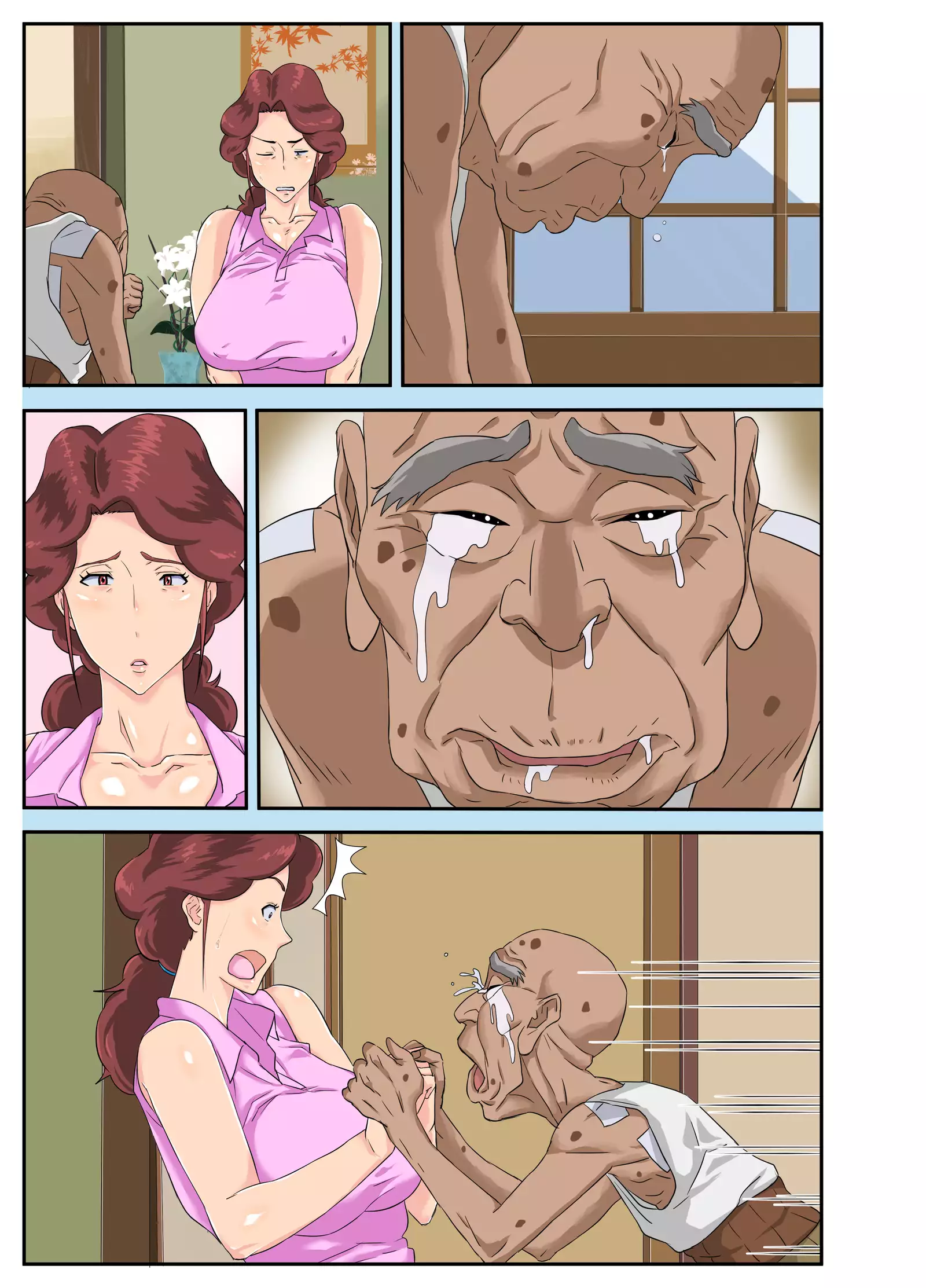 Kyojiri Tsuma Keiko to Zetsurin! Sukebe Jii.