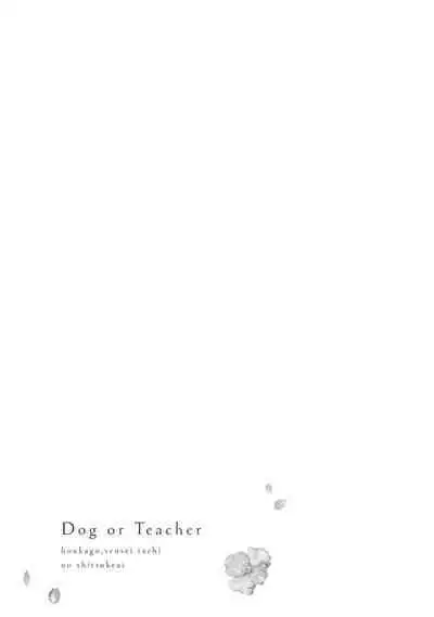 [Sechi] Dog or tīchā - hōkago, sensei-tachi no shitsuke ke ai - | Dog or Teacher-放学后，老师们的调教恋爱- Class.1-4 [Chinese] [莉赛特汉化组]