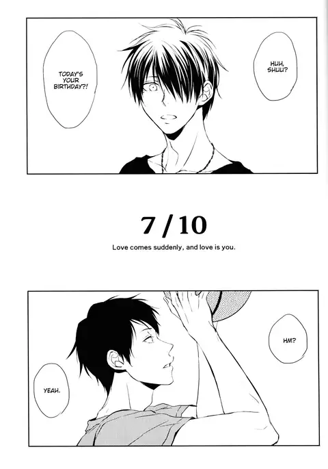 Love dropped in on me all of a sudden in the form of you