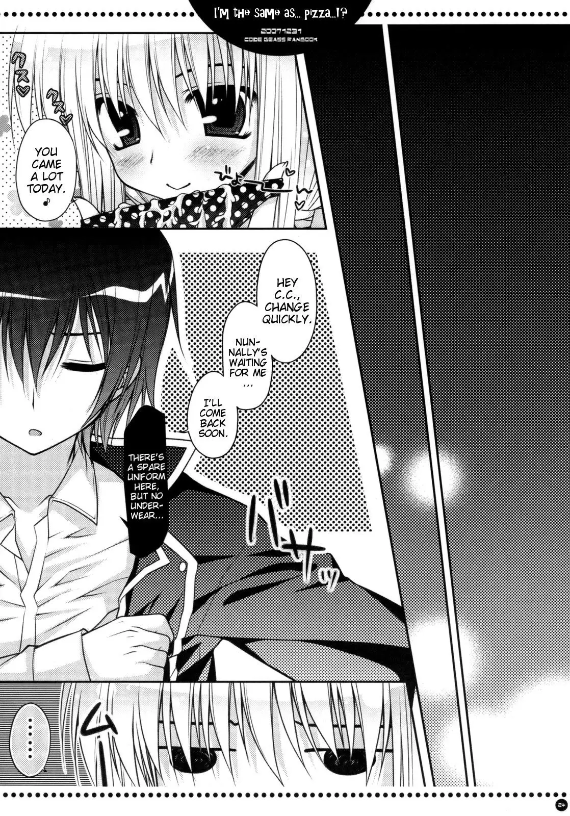 Ore wa...Pizza to Onaji nano ka... | I'm the same as... Pizza...!?