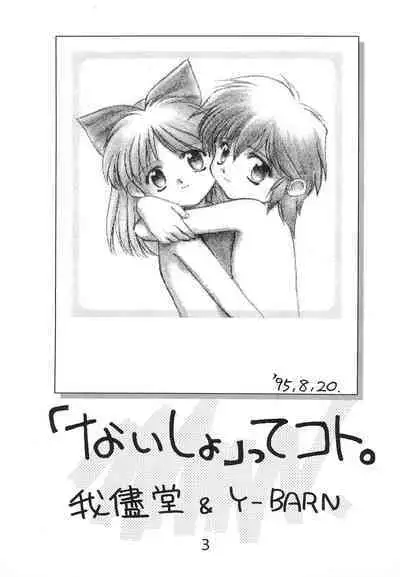 "Naisho" tte koto. REMIX