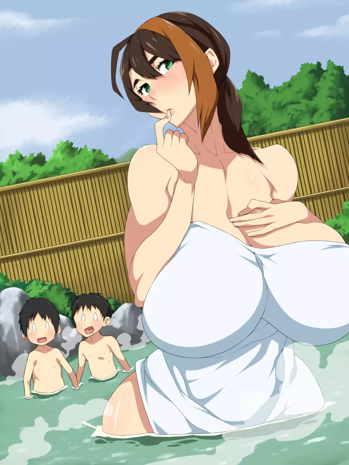 Saotsuki Kanojo to Iku, Konyoku Onsen Ryokou