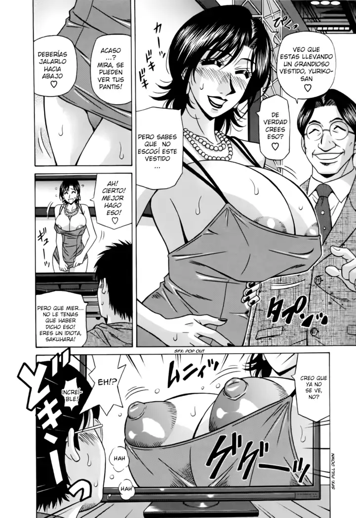 Hitoduma Bakunyuu Announcer Yuriko-san Ch.1-5