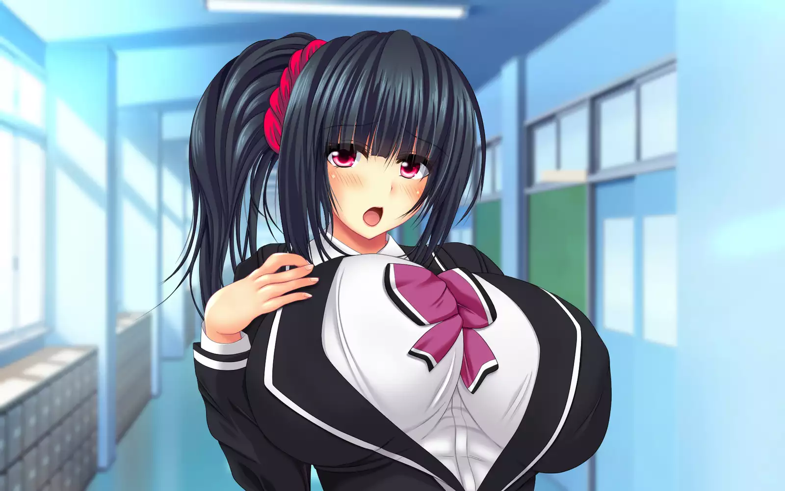 Gibo Shimai Triple Don - Kyonyuu Oomori Tanetsuke Mashimashi