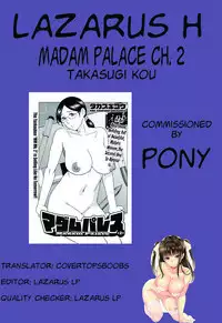 [Takasugi Kou] Madam Palace Ch. 1-8 [English] [Lazarus H]