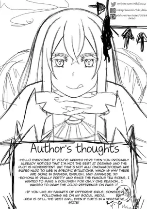 Re:Zero ''Tea Time'' Doujin