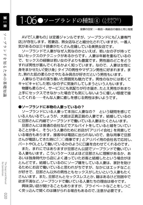 Illustrated Manual of Sex Industry for Beginners With Detailed Explanations of Soaplands