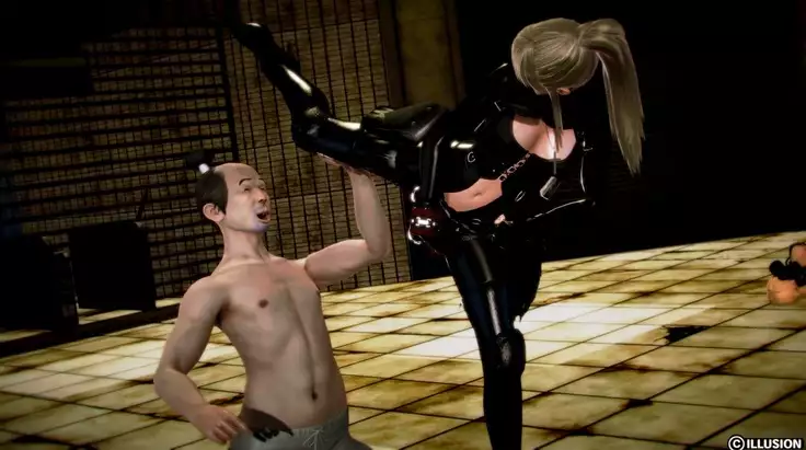 Female Spy Force Fight