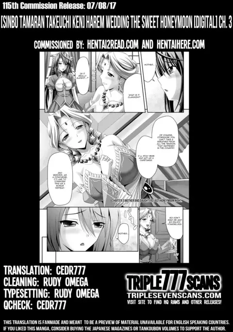 Harem Wedding The Sweet Honeymoon Ch. 1-3
