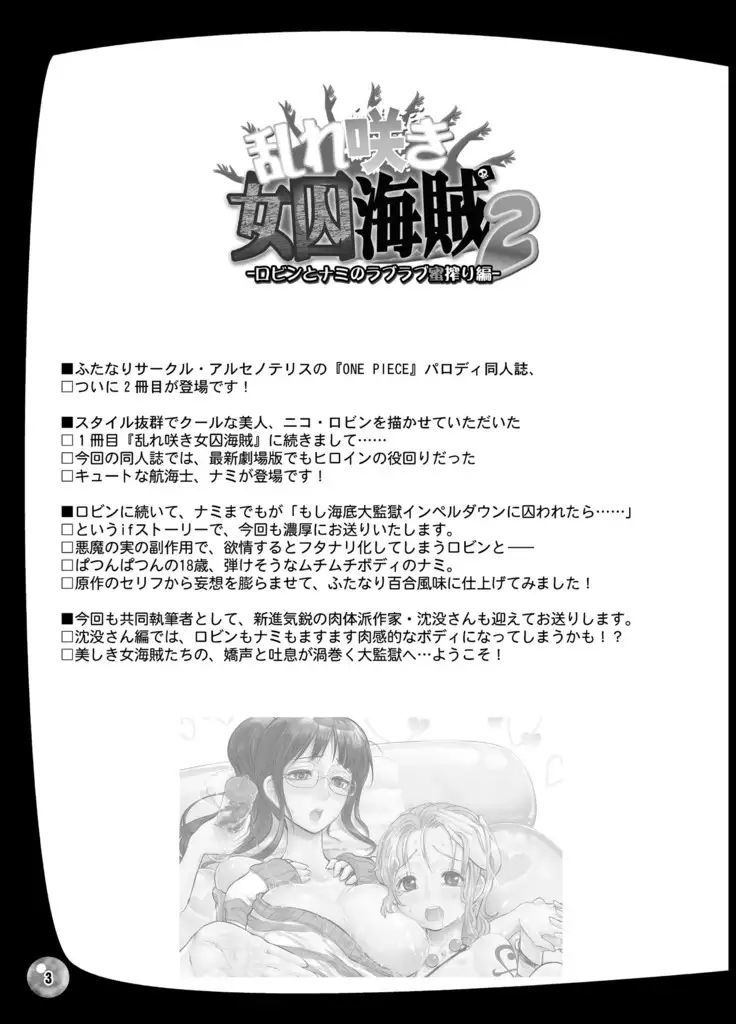 Midarezaki Joshuu Kaizoku 2 -Robin to Nami no Love Love Mitsu Shibori hen-