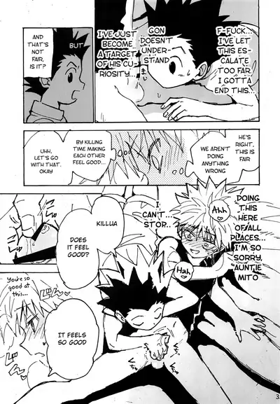 (C93) [Watagashi Maker (Tomiko)] Wakage no Itari | Verdant Youth (Hunter x Hunter) [English] {Chin²}