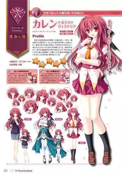 77 (Sevens) ~and, two stars meet again~ Visual Fanbook