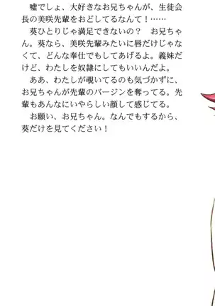 あおい 妹と生徒会長