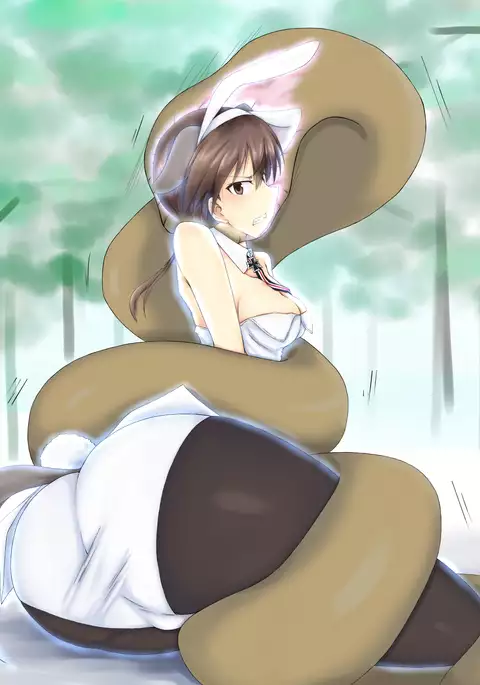 蛇とお姉ちゃん。