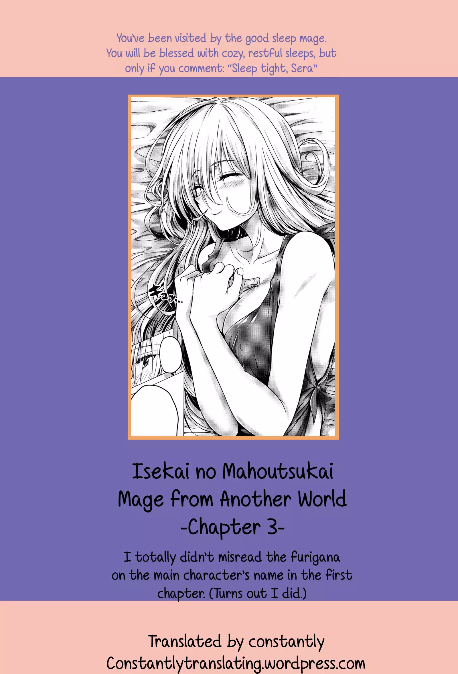 Isekai no Mahoutsukai Ch. 1-3 | Mage From Another World Ch. 1-3