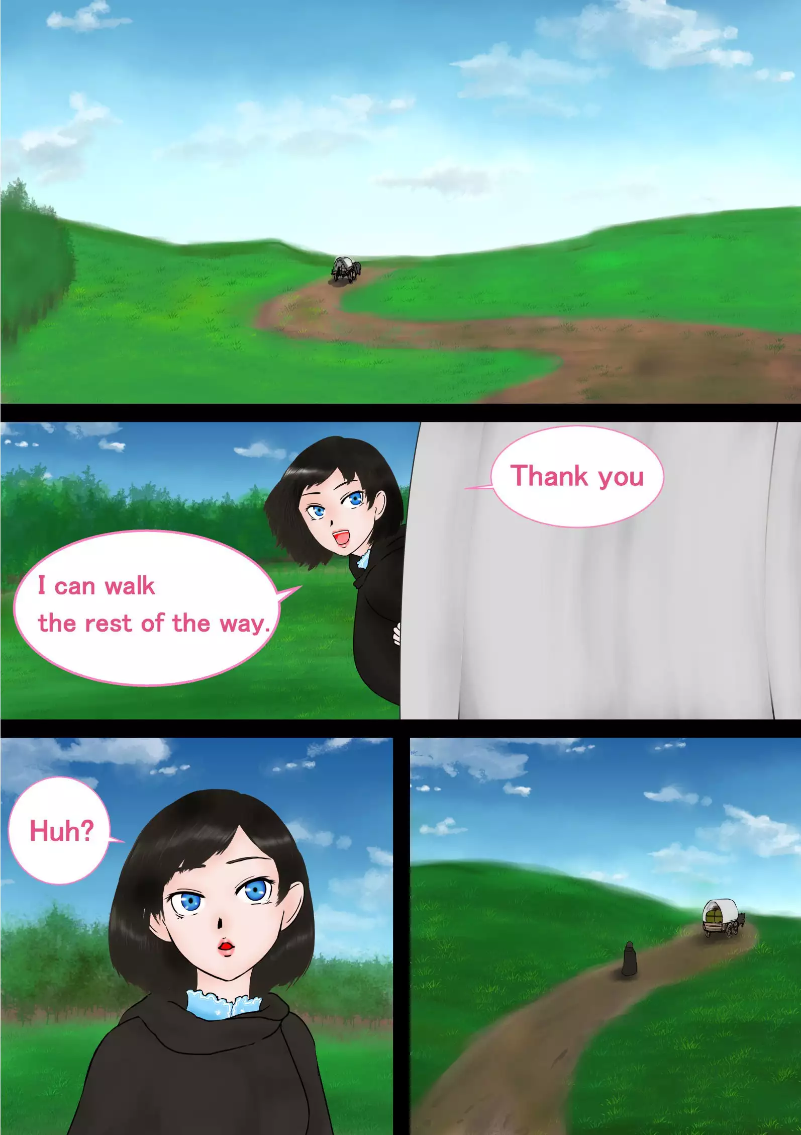 Giant Knockers, Little Witch Chapter 01: Blue sky milking