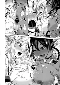 (C93) [Bizen Dorobune Koubou (Bizen Dorobune)] Junpaku Elf to Kasshoku Elf to Chiisana Kyuuketsuki [English] [constantly]