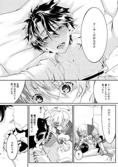 Uchidea no Kishi-ou to Master Kimi ga Ecchi na Maryoku Kyoukyuu Suru