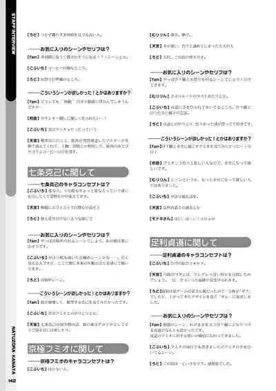 Natsuzora Kanata Official Visual Fan Book