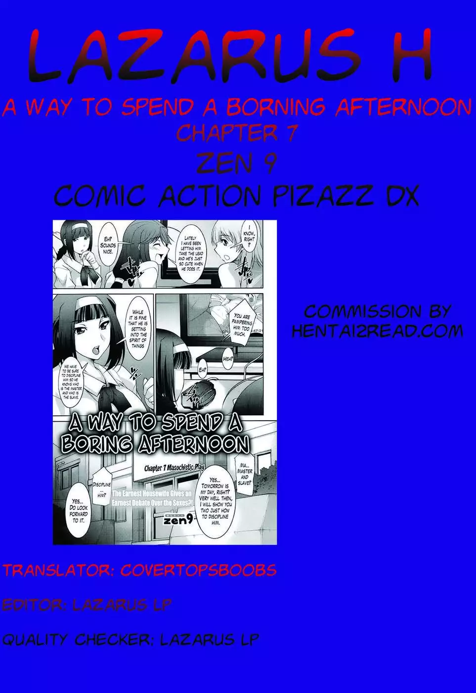 A Way to Spend a Boring Afternoon CH. 7