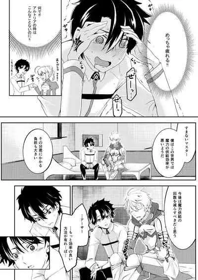 Uchidea no Kishi-ou to Master Kimi ga Ecchi na Maryoku Kyoukyuu Suru